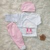 Newborn 3 Piece Set (Pink)