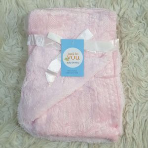 Double Layer Baby Blanket (Pink)