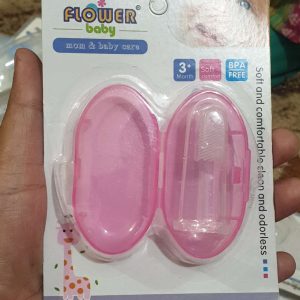 Finger Brush With Cover (Pink)