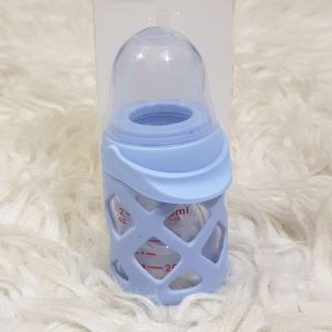 Glass Feeder Bottle (Blue)